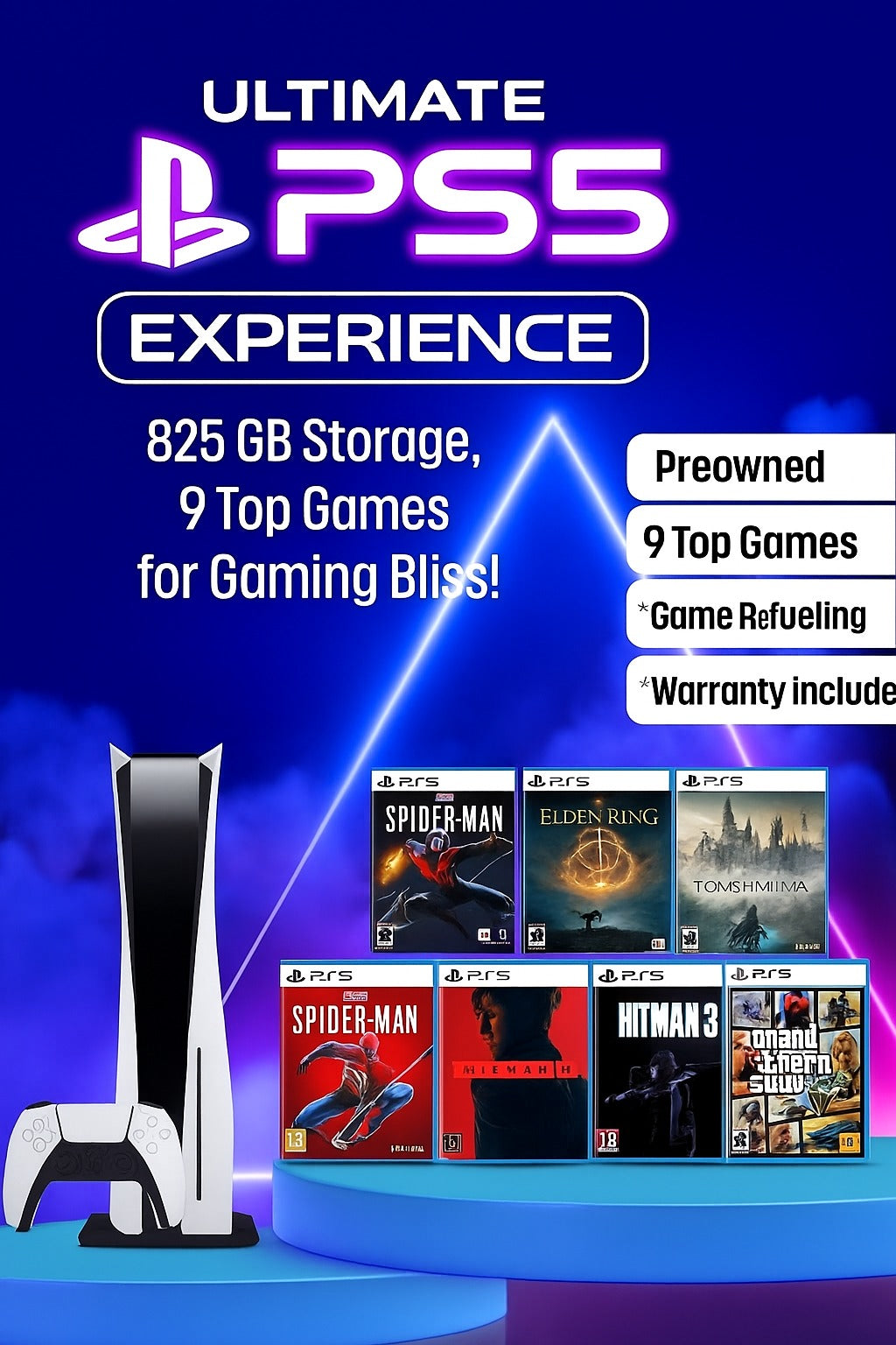 Sony PlayStation 5 Digital Edition 825 GB (Pre-owned)